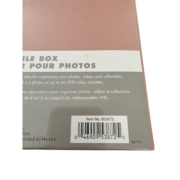 MBI Home Decor Collection Paisley Photo File Box With Index Cards & Dividers - Picture 7 of 10